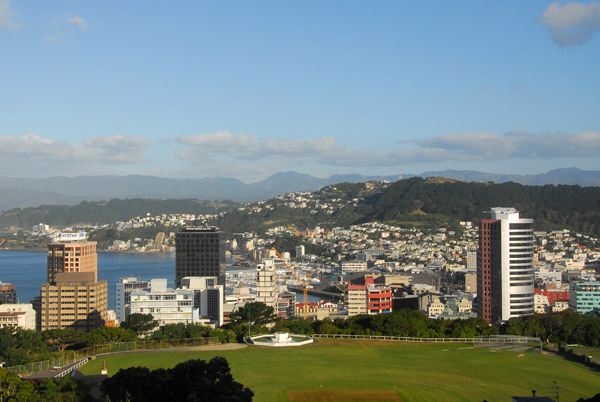 View from the top of the Cable Car, Wellington