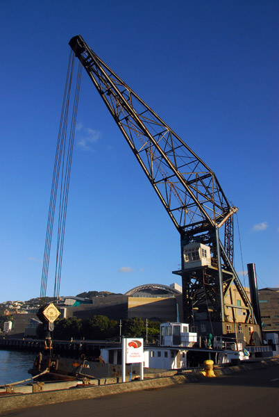 Old port crane, Central Wellington