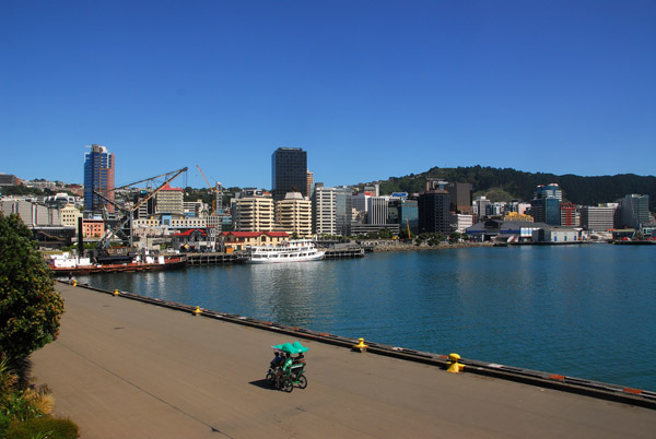 Taranaki Street Wharf behind Te Papa Museum, Wellington