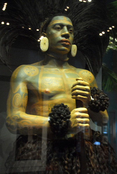 Te Papa - Marquesan warrior