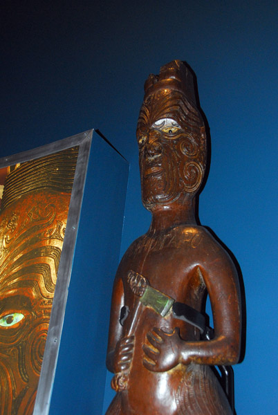 Te Papa - Maori wood carving