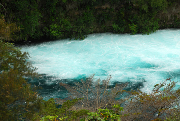 Raging river leading to Huka Falls