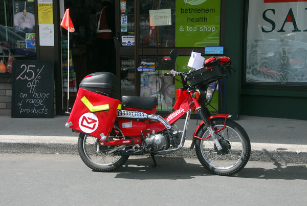 New Zealand post motorbike