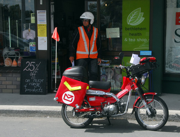 New Zealand post motorbike