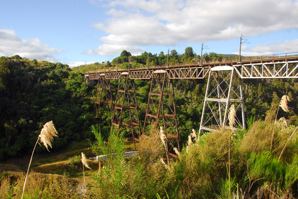 Railroad bridge on the west side of Tongariro National Park