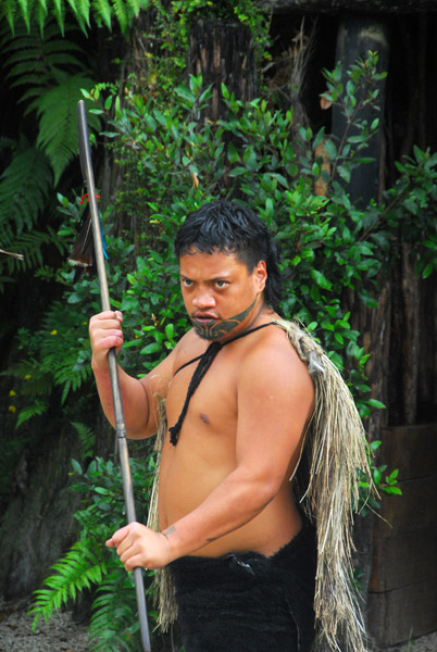 Haka of another Maori warrior