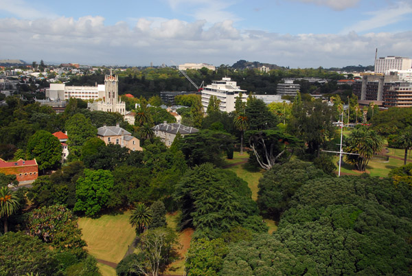 Albert Park, Auckland, from the Ascott Hotel