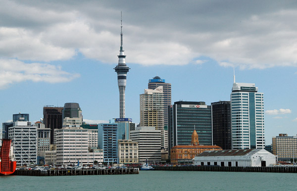 Auckland city skyline