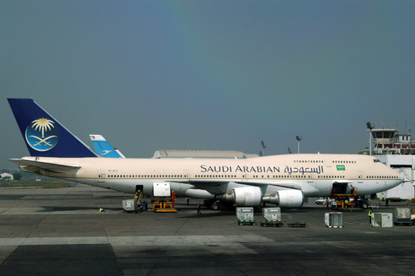 Saudi Arabian Airlines Boeing 747-300 (TF-ATJ) Dhaka, Bangladesh