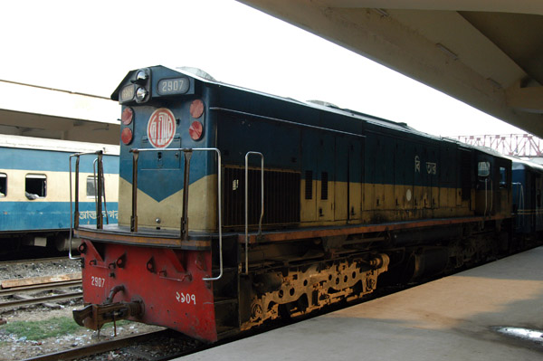 Bangladesh Railway locomotive 2907, Dhaka Kamalapur Railway Station
