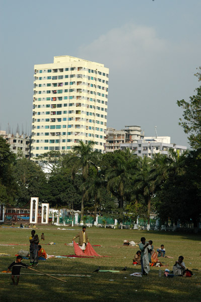 Jatiyo Eid Gah Math - field where Bangladeshis gather on the Muslim holidays Eid al Fitr and Eid al Adha
