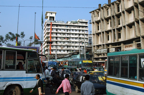 Gridlock, central Dhaka