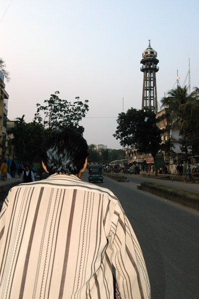 Back to the hotel by Rickshaw, Baily Road (extension), Dhaka