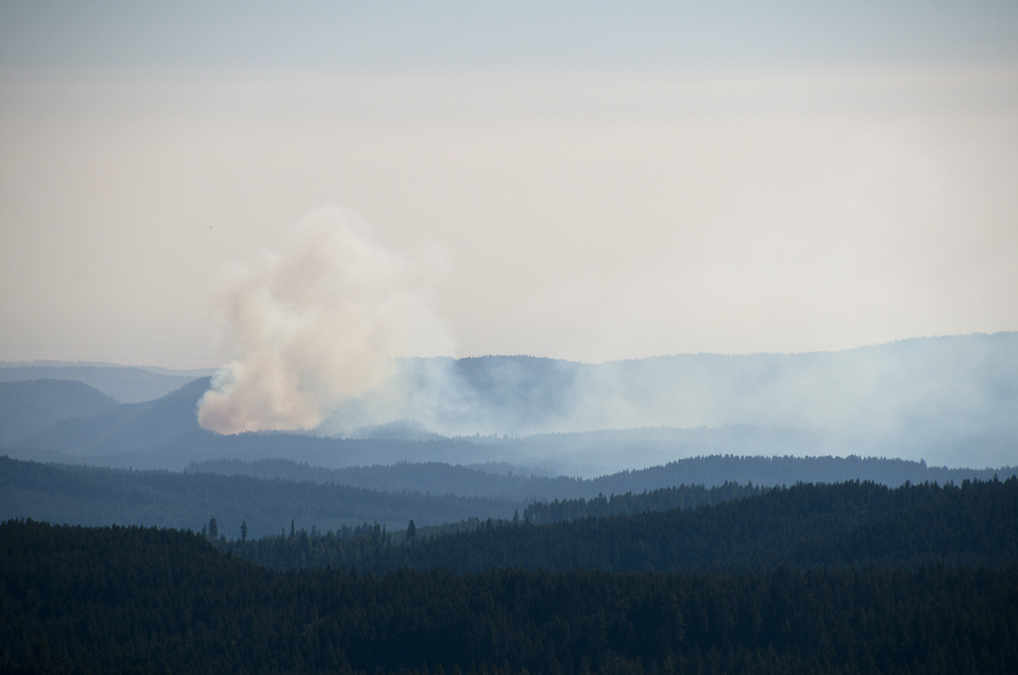 Start of Bullards Fire 1632 Hrs 27 Aug 2010