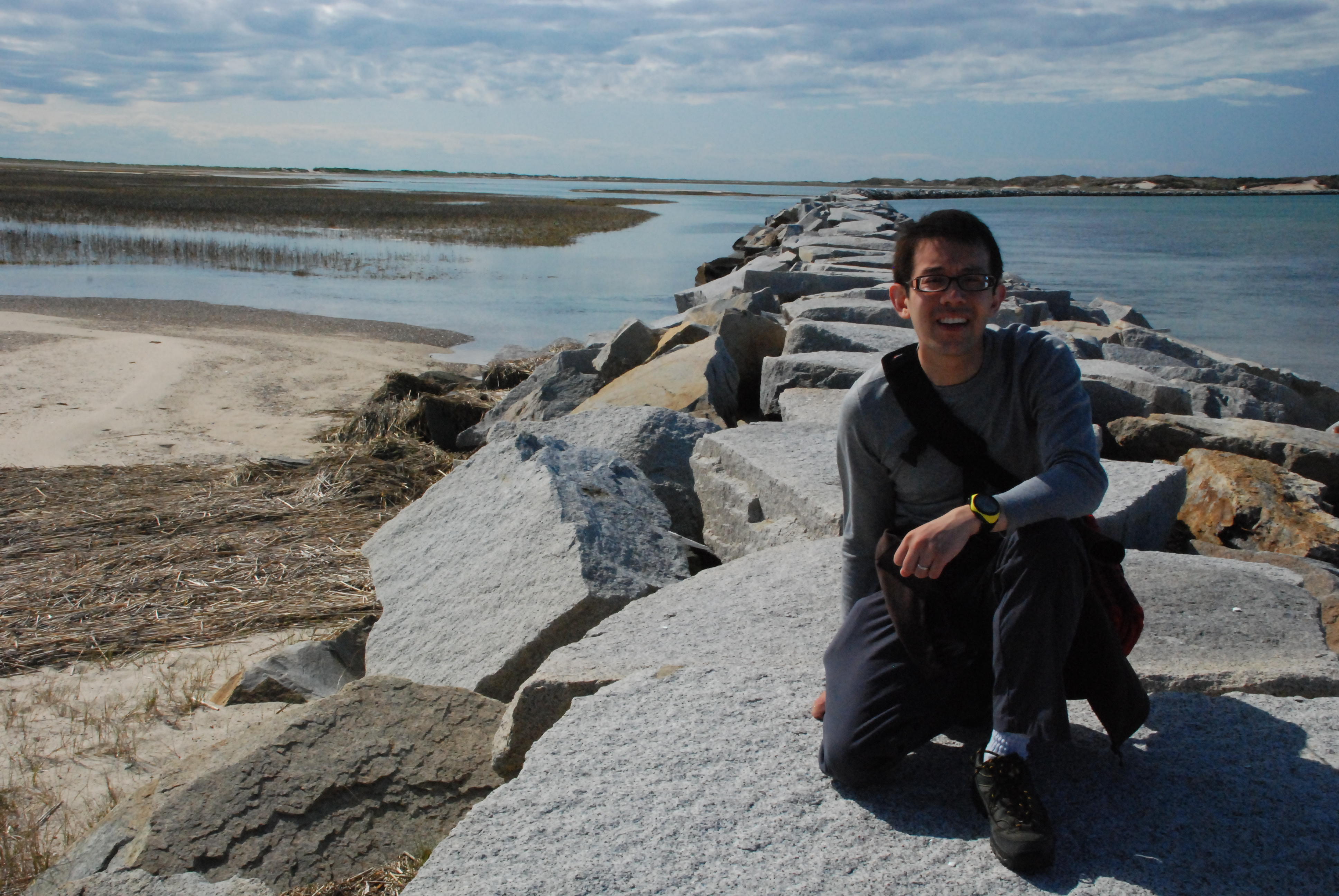 On the breakwater