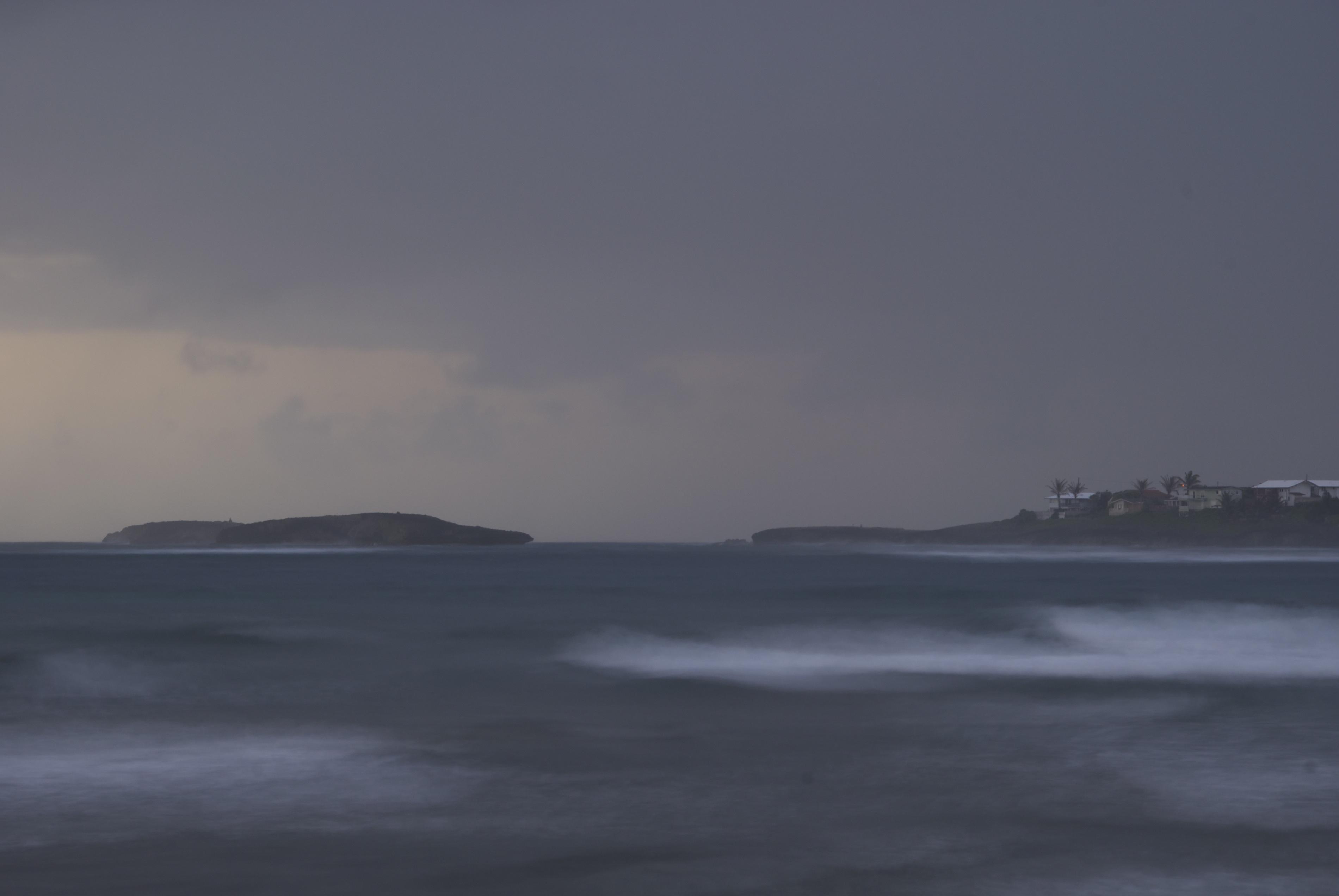rain and waves