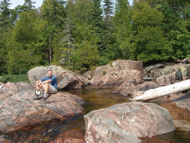 resting at Baldhead Creek