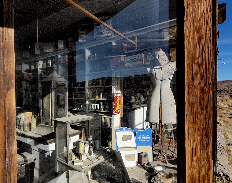 General Store in old Gold Mining Town of Bodie