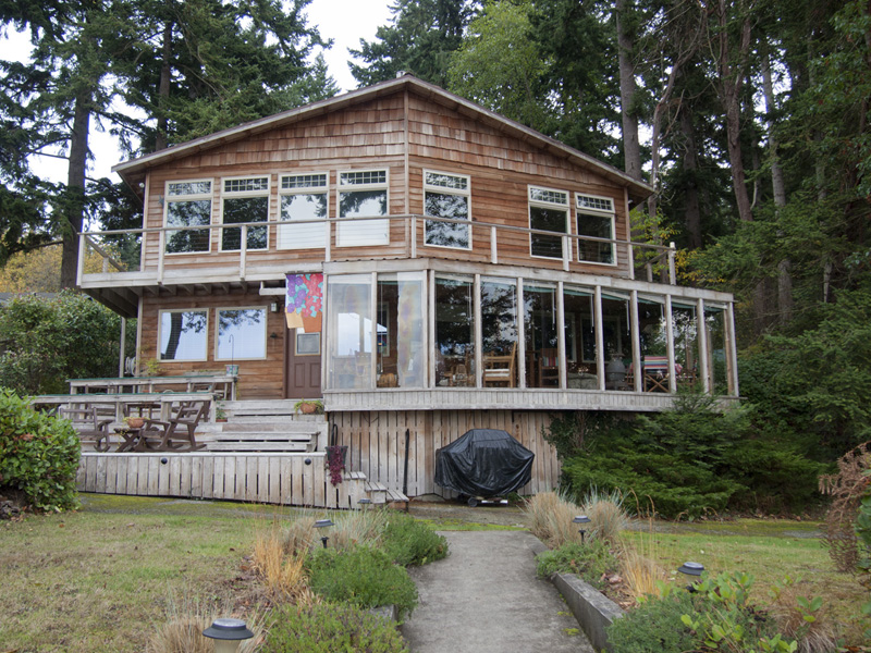 Seaside of the house