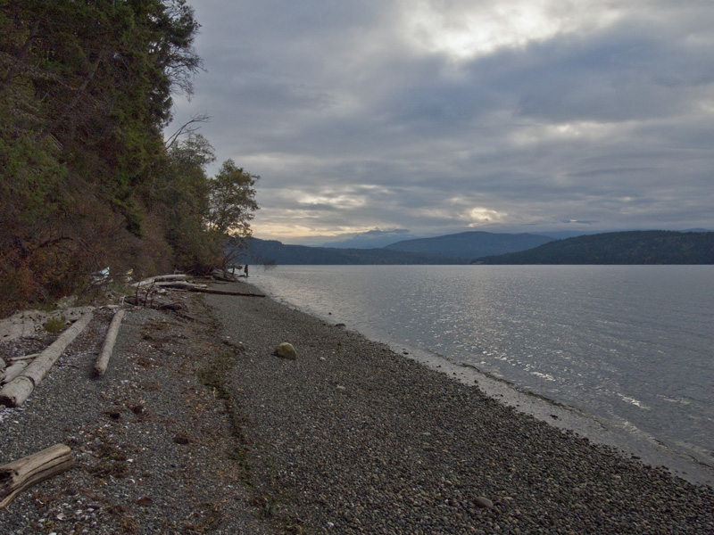 The beach