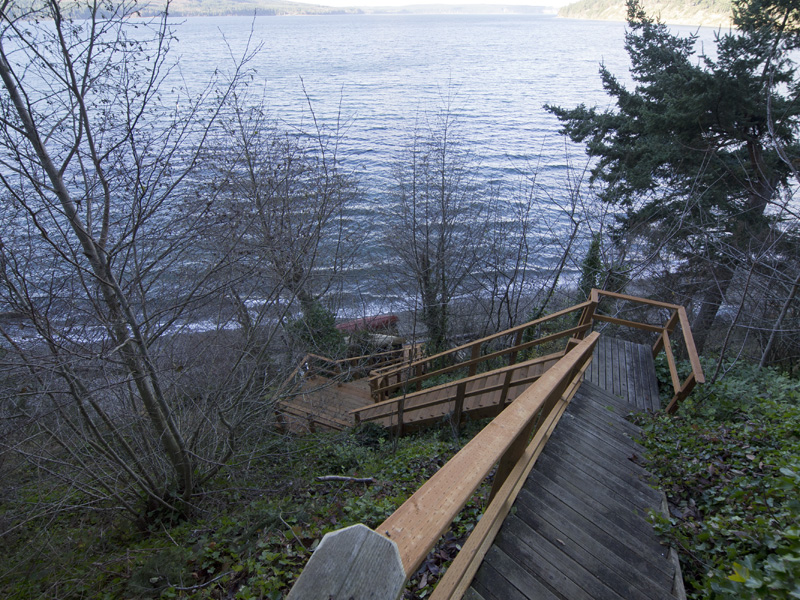 Stairs to the beach.