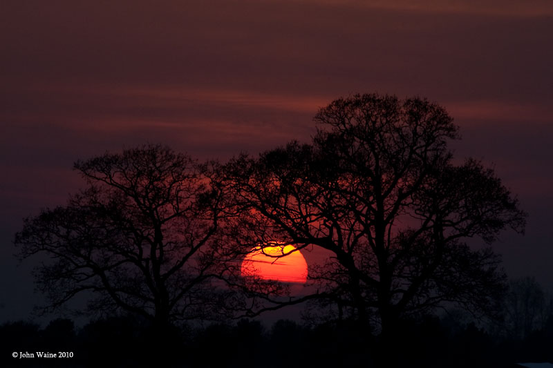 Suffolk Spring Sundown