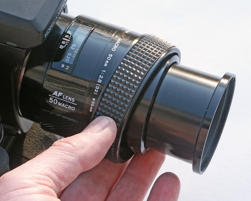 50mm Macro Add on Focus Ring $35