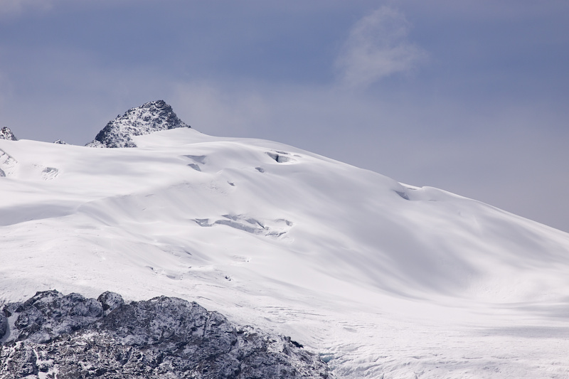 glacier seen from Abra Malaga