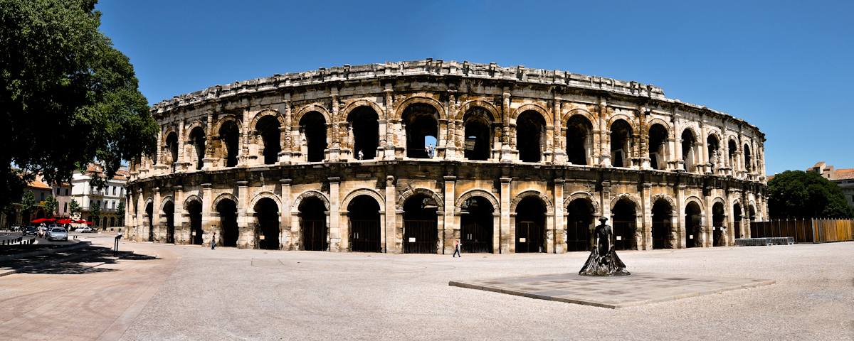 Roman Arena, Nimes, Gard, Languedoc-Roussillon, France