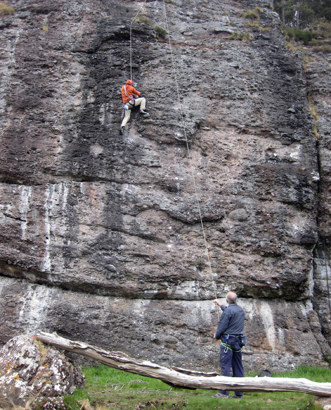Jun 12 -Loch Fleet sport climbing