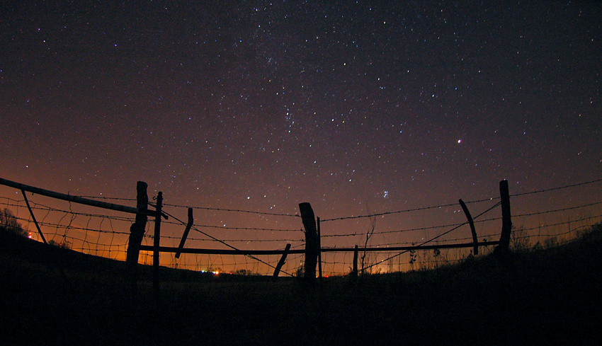 Mars and Barbed Wire Fence