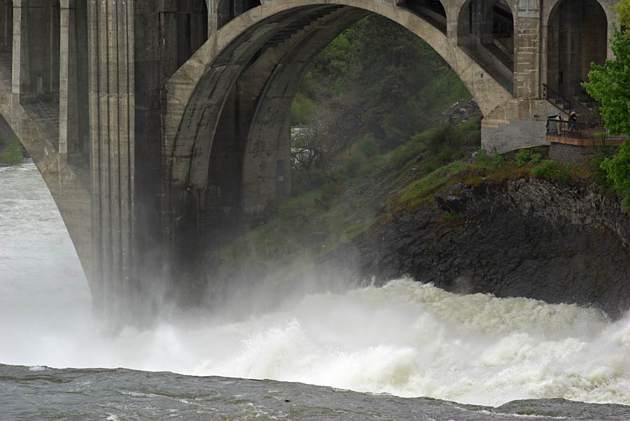 Lower Spokane Falls -- Monroe Street Bridge