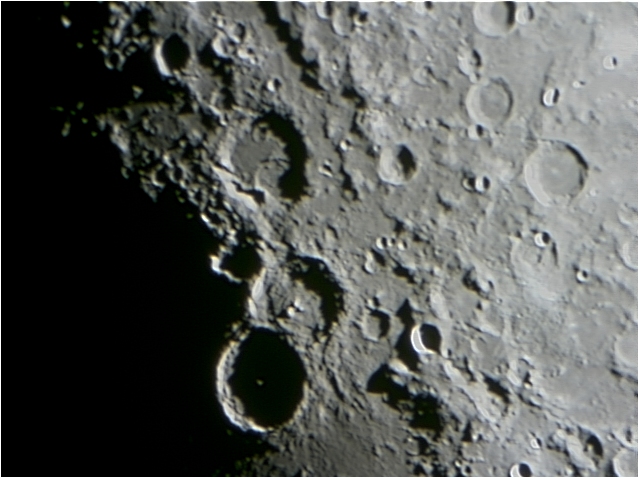 Webcam image, incl. craters Catherina, Theophilus & Abulfeda
