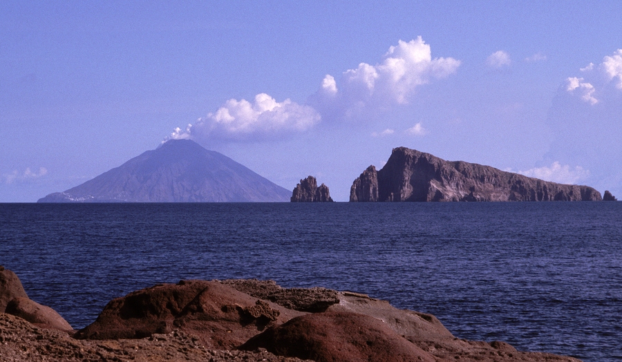 Stromboli, seen from Panarea