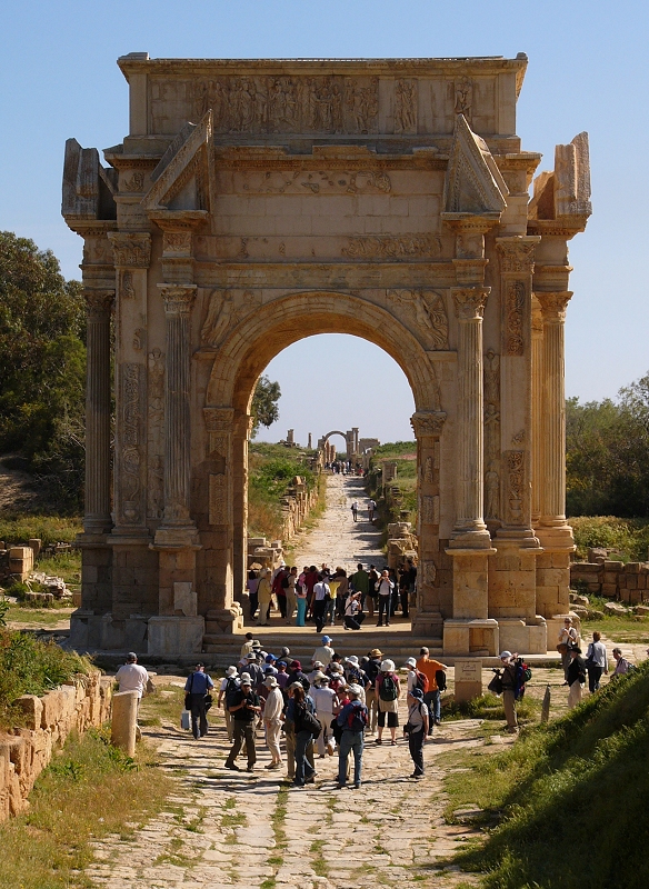 Greco-Roman arch, Leptis Magna, Libya