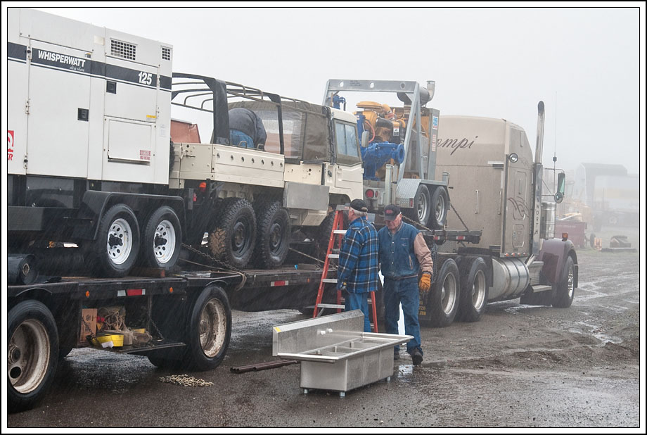 Loading in the Rain...