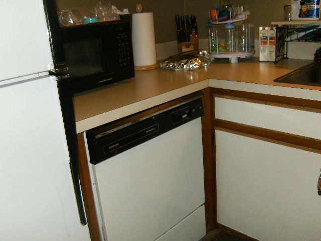 Kitchen - dishwasher & microwave