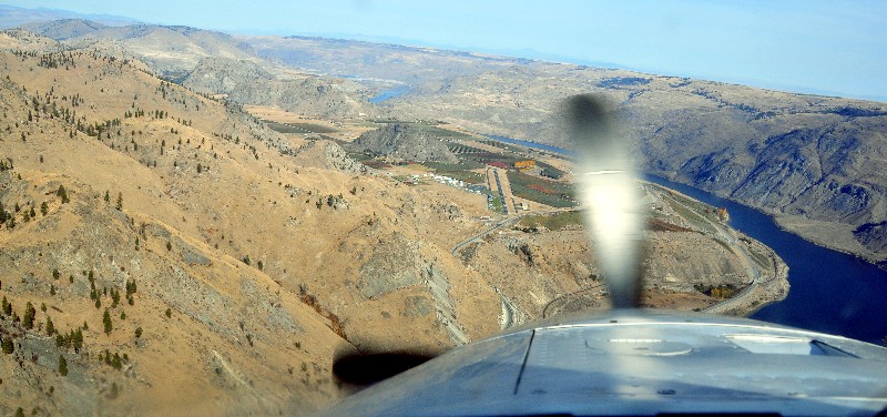close to hills at Chelan  (S10)