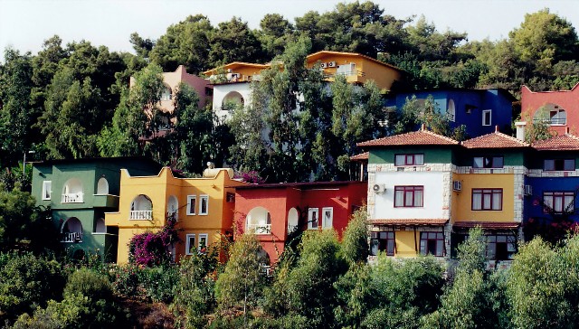 colorful hotel