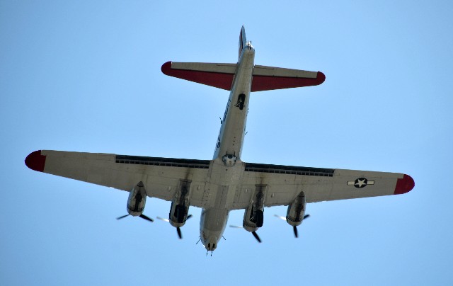 B-17 gears and flaps down