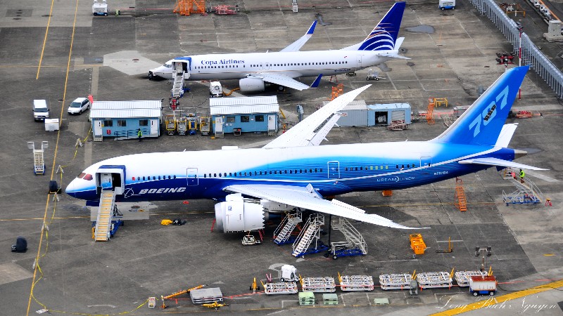 Comparing size 787
