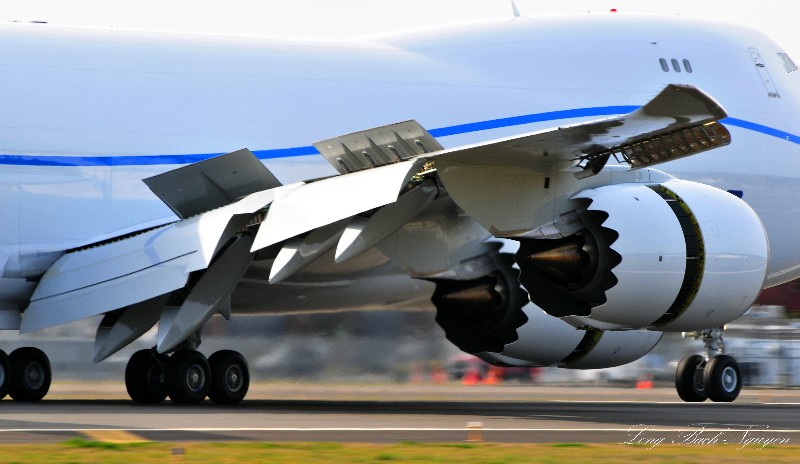 slow down on 747-8F