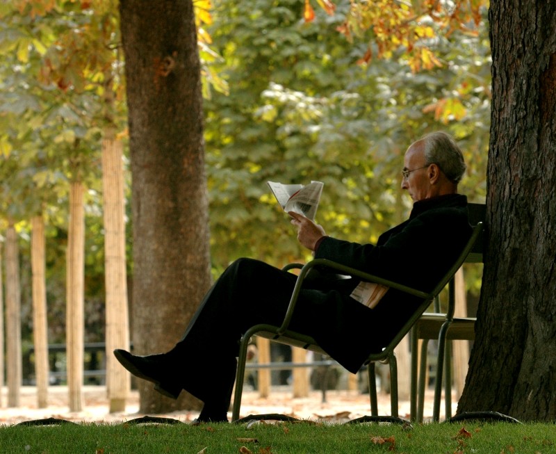 man in park