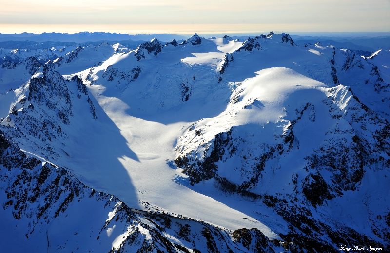 Mt Olympus and blue glacier