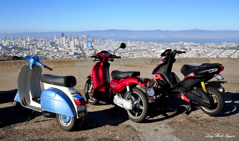 Scooters,Twin Peaks, San Francisco, California