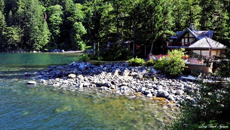 Cabins, Dent Island Lodge, Desolation Sound, Canada  