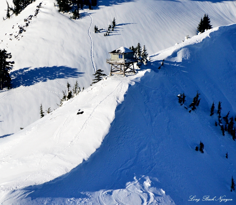 trails to Granite Mountain Lookout, Cascade Mountains, Washington 