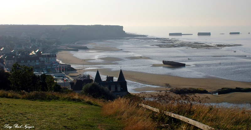 Arromanches-les-Bains and Mulberry Harbor Normandy France 