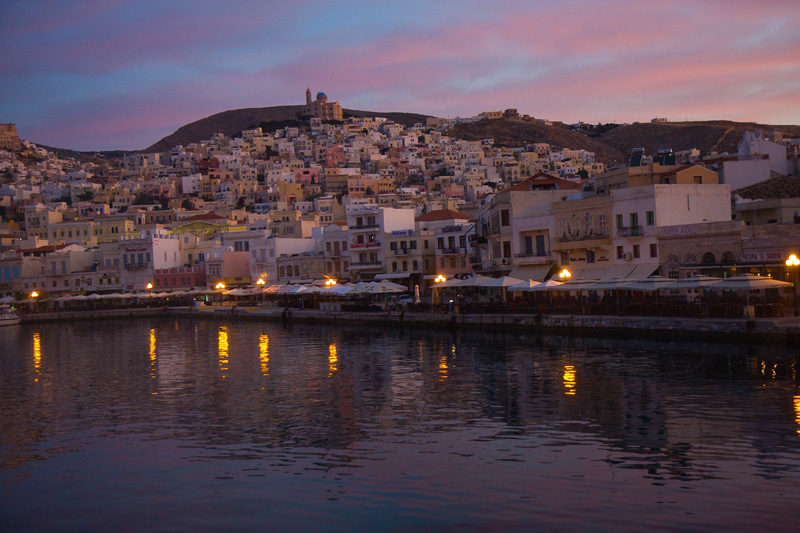 Syros at dawn