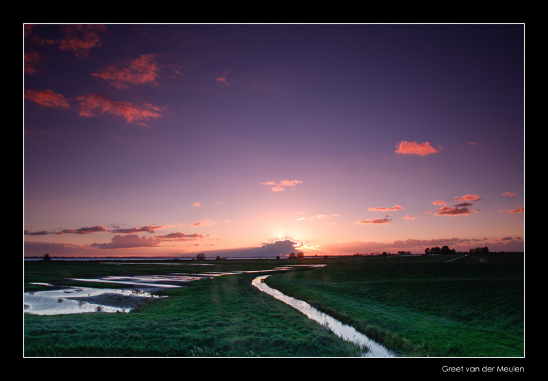 8972  Zuid-Beyerland, sunset.